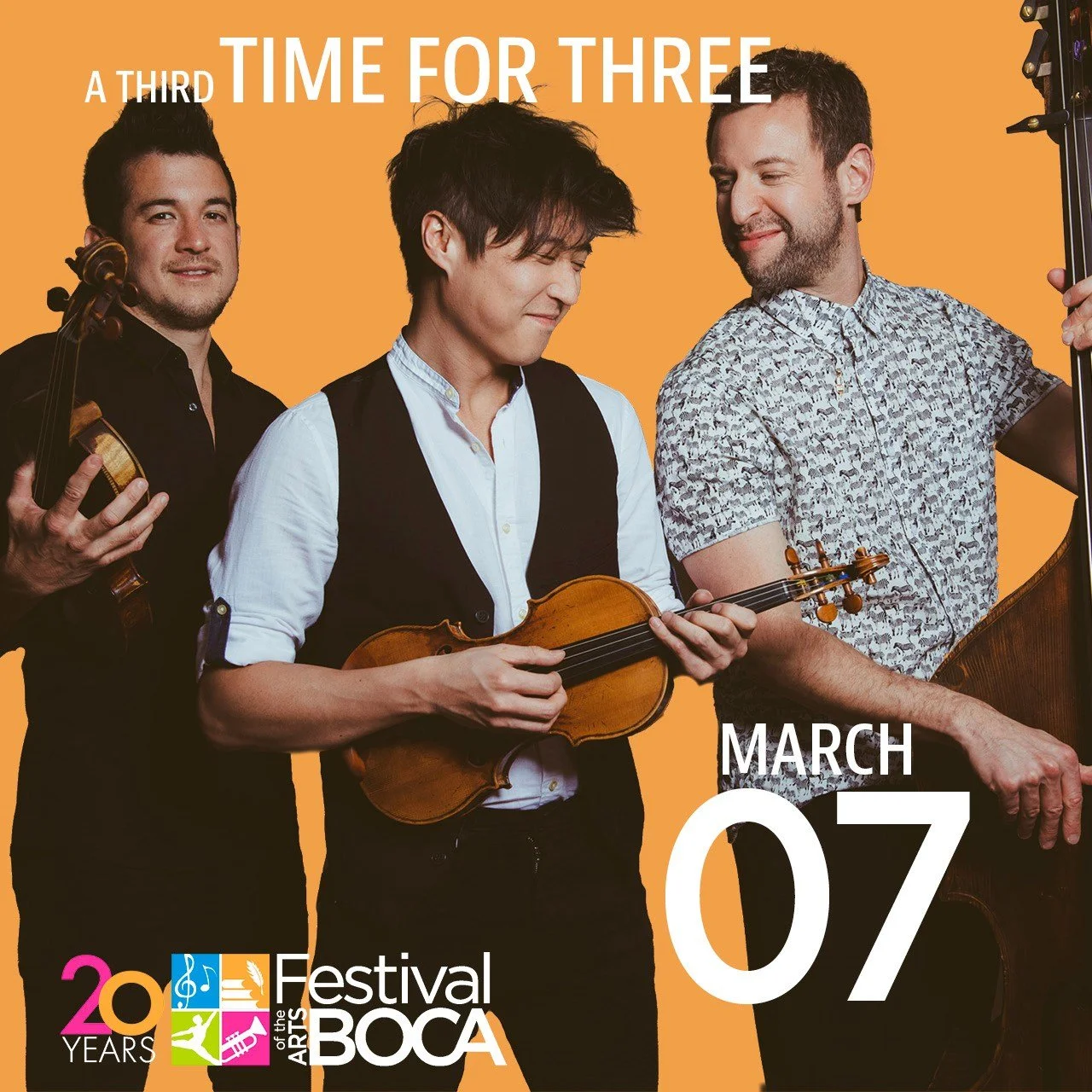 A Third Time for Three — Arts in Boca